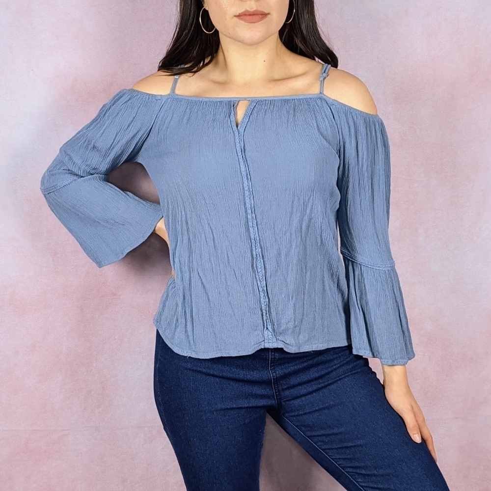 Blue Bell Sleeve Top